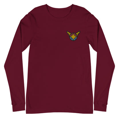 Captain Carol Danvers Embroidered Long Sleeve Tee