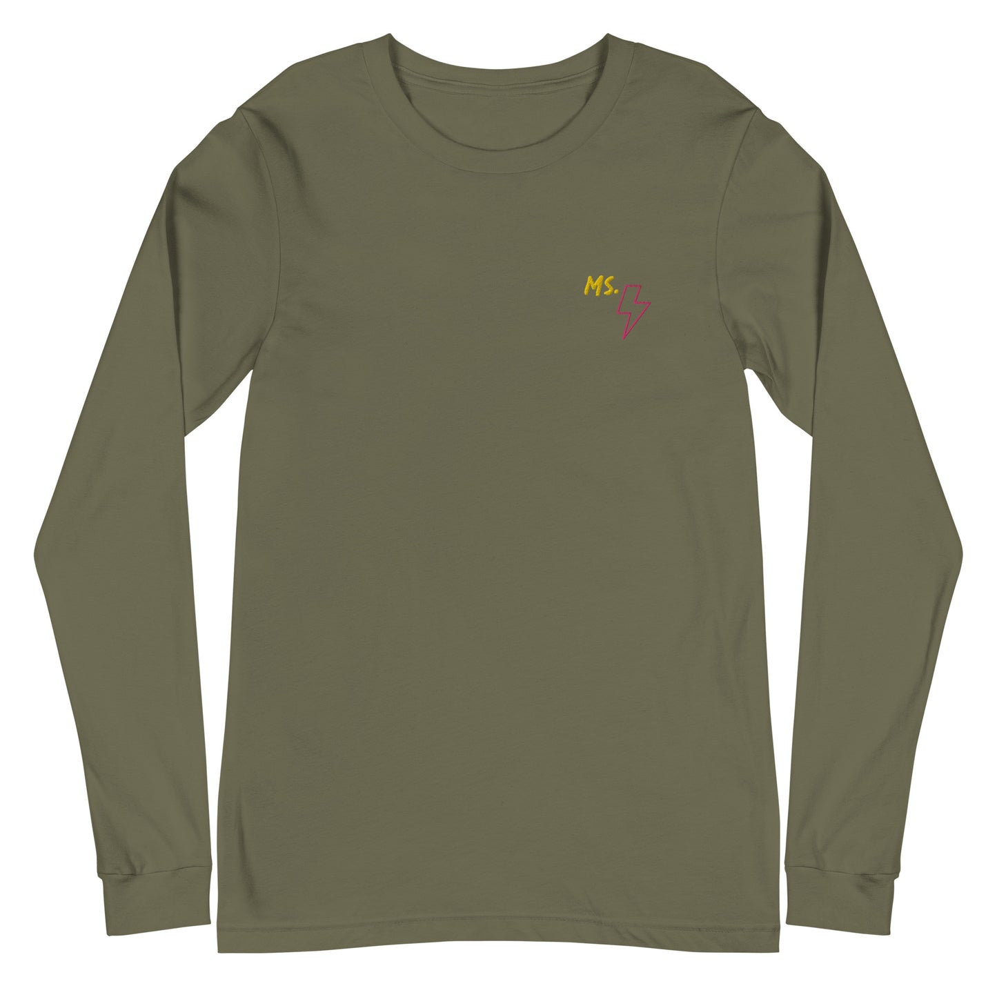 Ms. Kamala Khan Embroidered Long Sleeve Tee