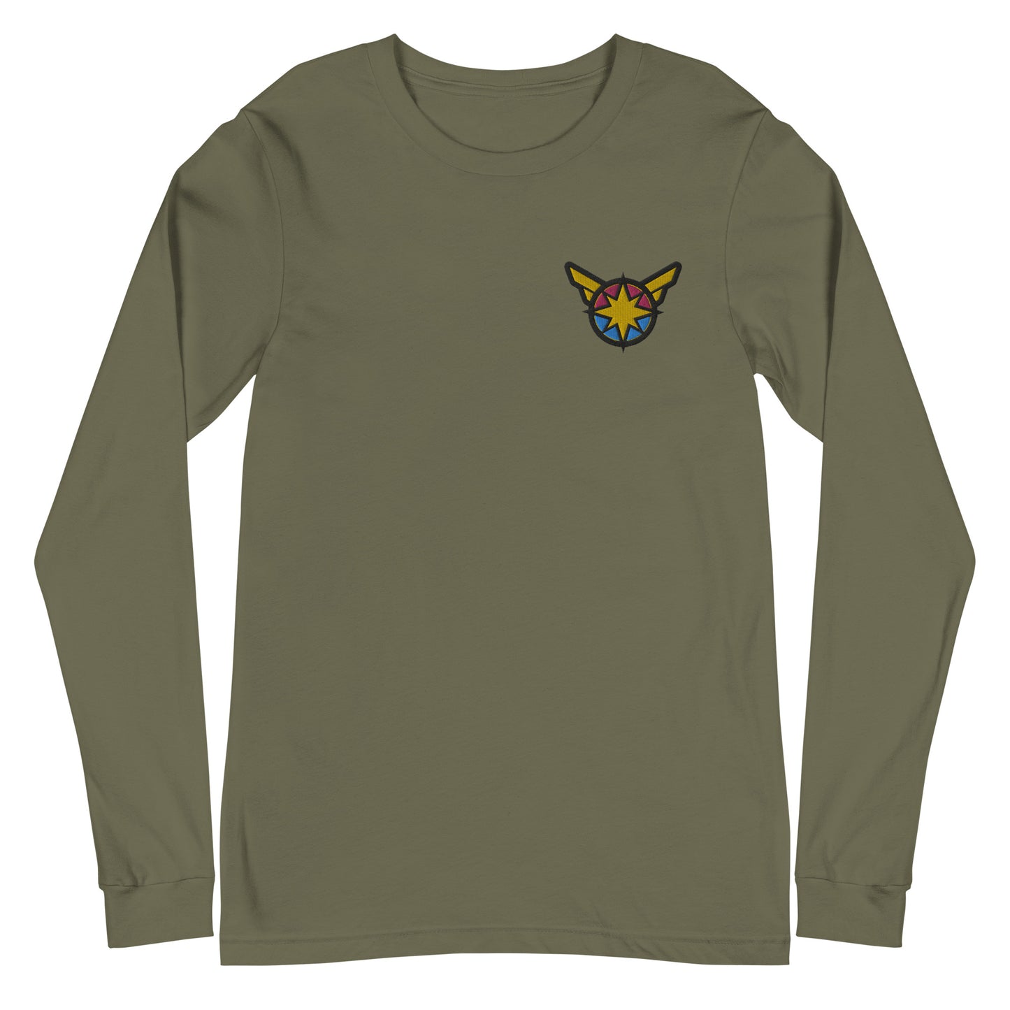 Captain Carol Danvers Embroidered Long Sleeve Tee