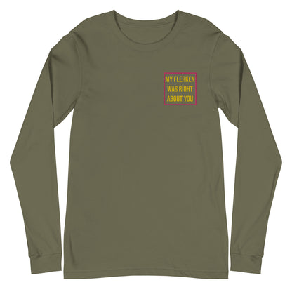 "My Flerken" Was Right About You Embroidered Long Sleeve Tee