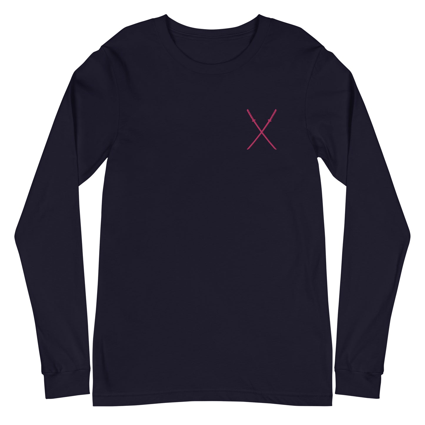 Deadpool Katanas Embroidered Long Sleeve Tee