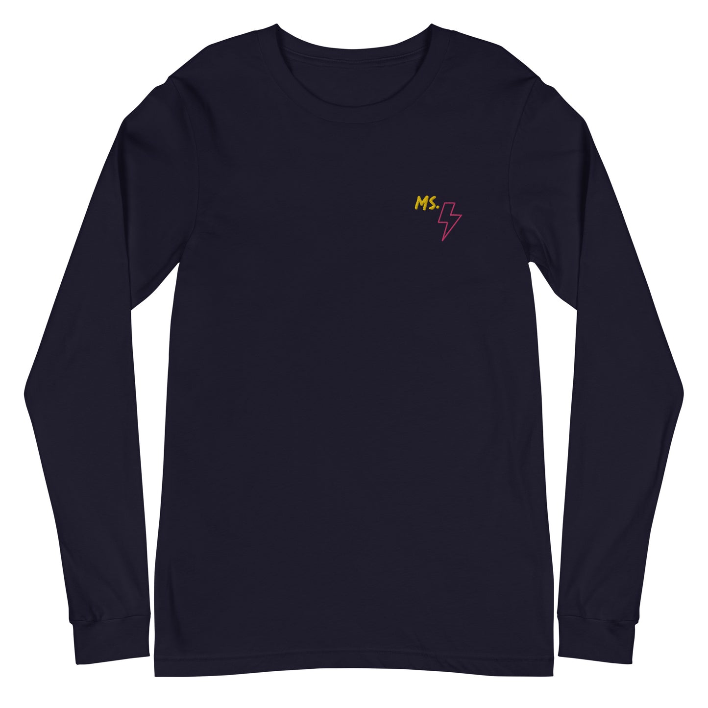 Ms. Kamala Khan Embroidered Long Sleeve Tee