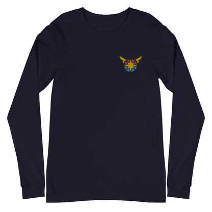 Captain Carol Danvers Embroidered Long Sleeve Tee