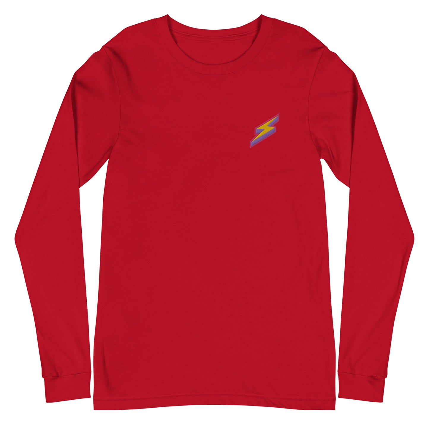 Intergalactic Lightning Bolt Embroidered Long Sleeve Tee