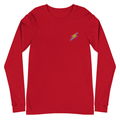 Intergalactic Lightning Bolt Embroidered Long Sleeve Tee