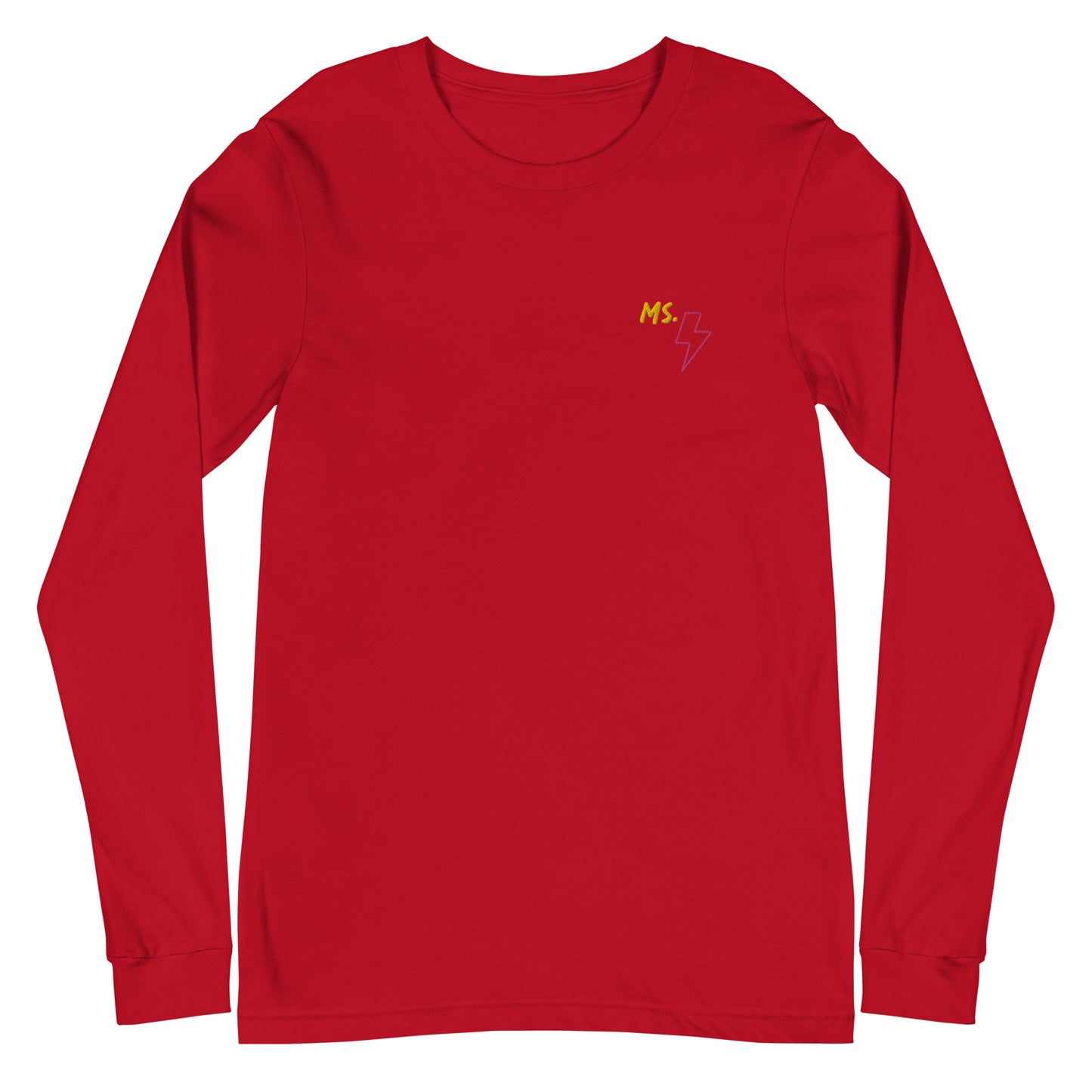 Ms. Kamala Khan Embroidered Long Sleeve Tee