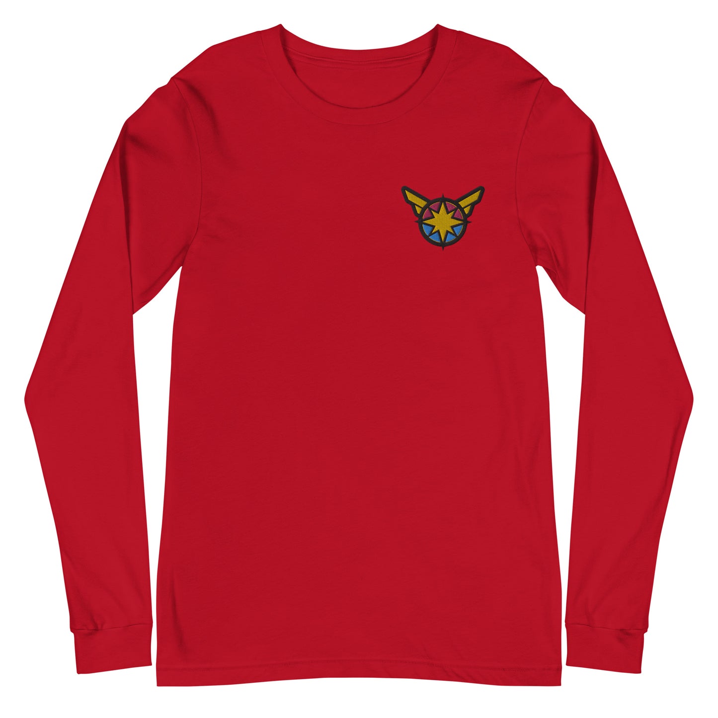 Captain Carol Danvers Embroidered Long Sleeve Tee