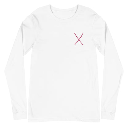 Deadpool Katanas Embroidered Long Sleeve Tee