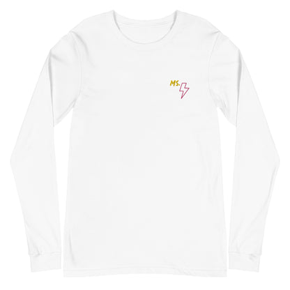 Ms. Kamala Khan Embroidered Long Sleeve Tee