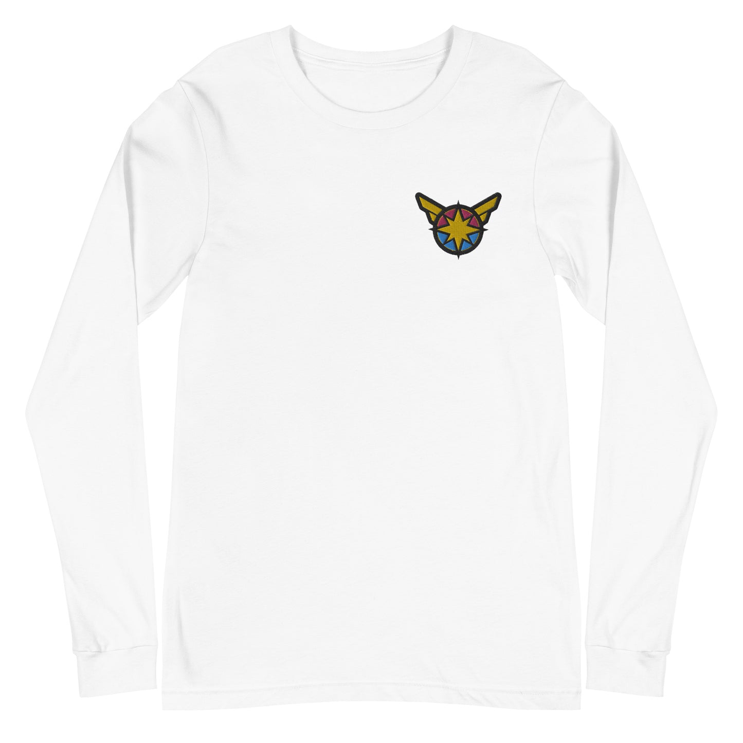 Captain Carol Danvers Embroidered Long Sleeve Tee