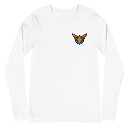 Captain Carol Danvers Embroidered Long Sleeve Tee