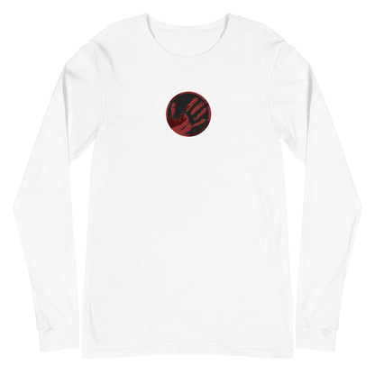 Echo Logo (Blood Red) Embroidered Unisex Long Sleeve Tee