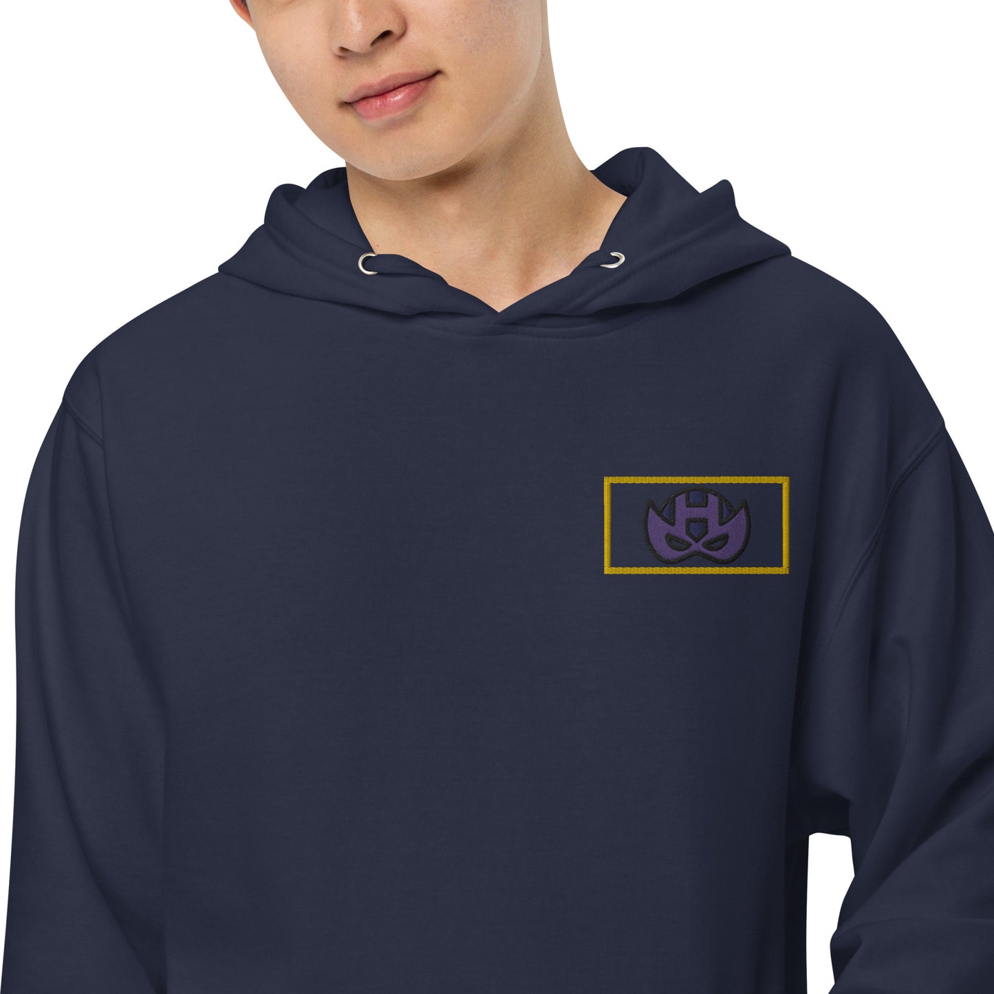 Clint Barton Mask Embroidered Unisex Midweight Hoodie