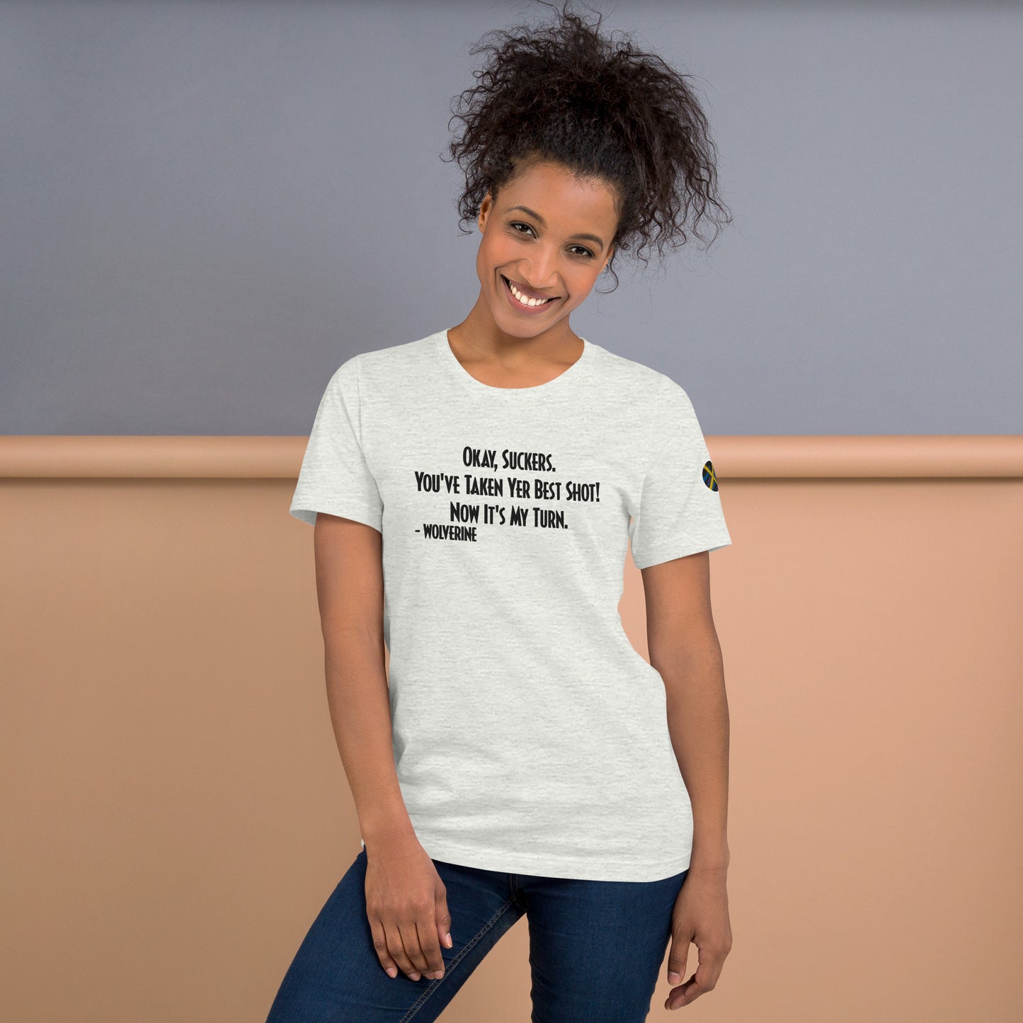 Wolverine Quote Embroidered Tee