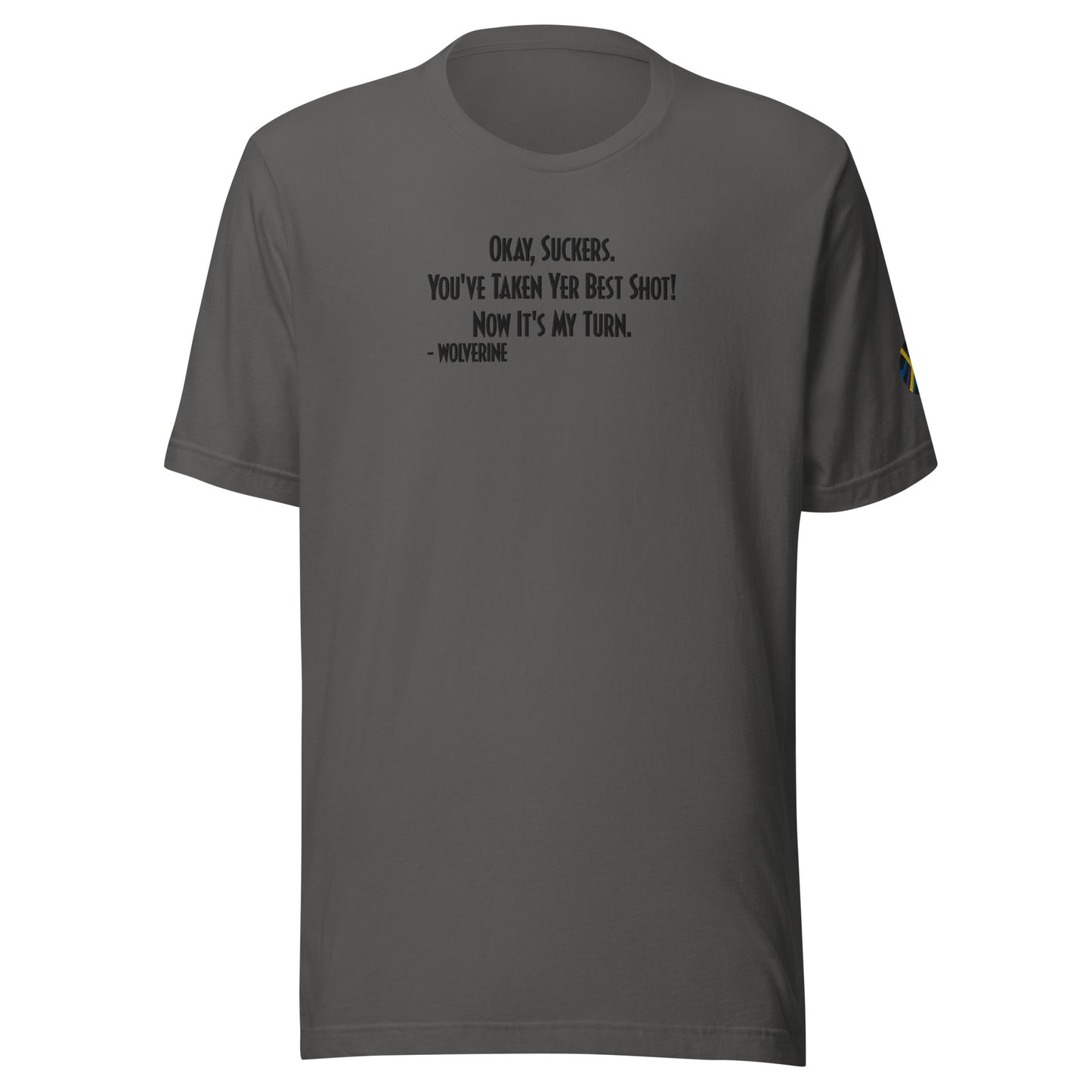 Wolverine Quote Embroidered Tee