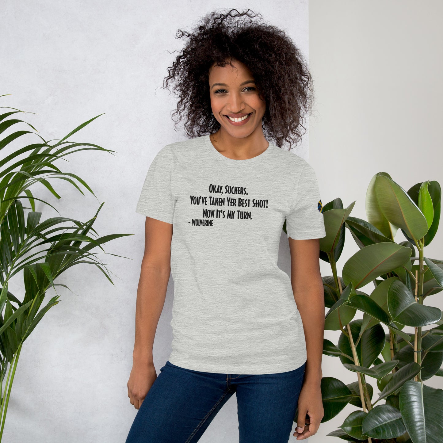 Wolverine Quote Embroidered Tee