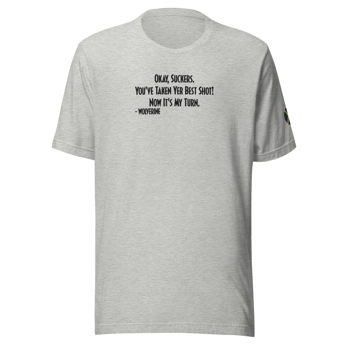 Wolverine Quote Embroidered Tee