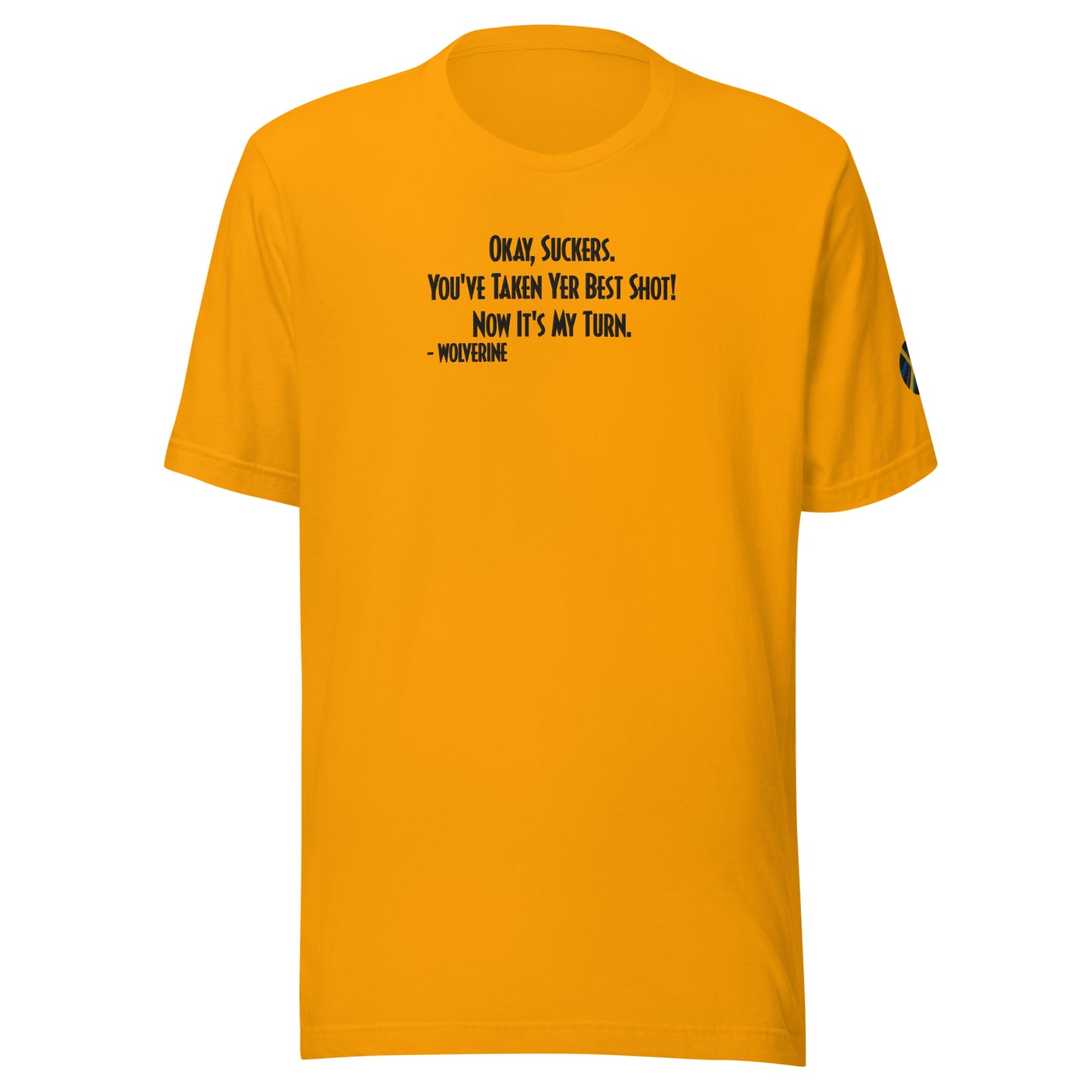 Wolverine Quote Embroidered Tee