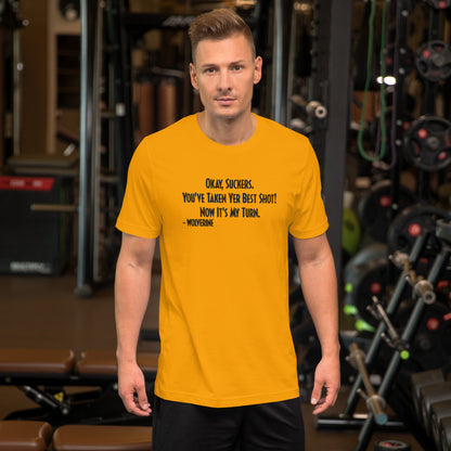 Wolverine Quote Embroidered Tee