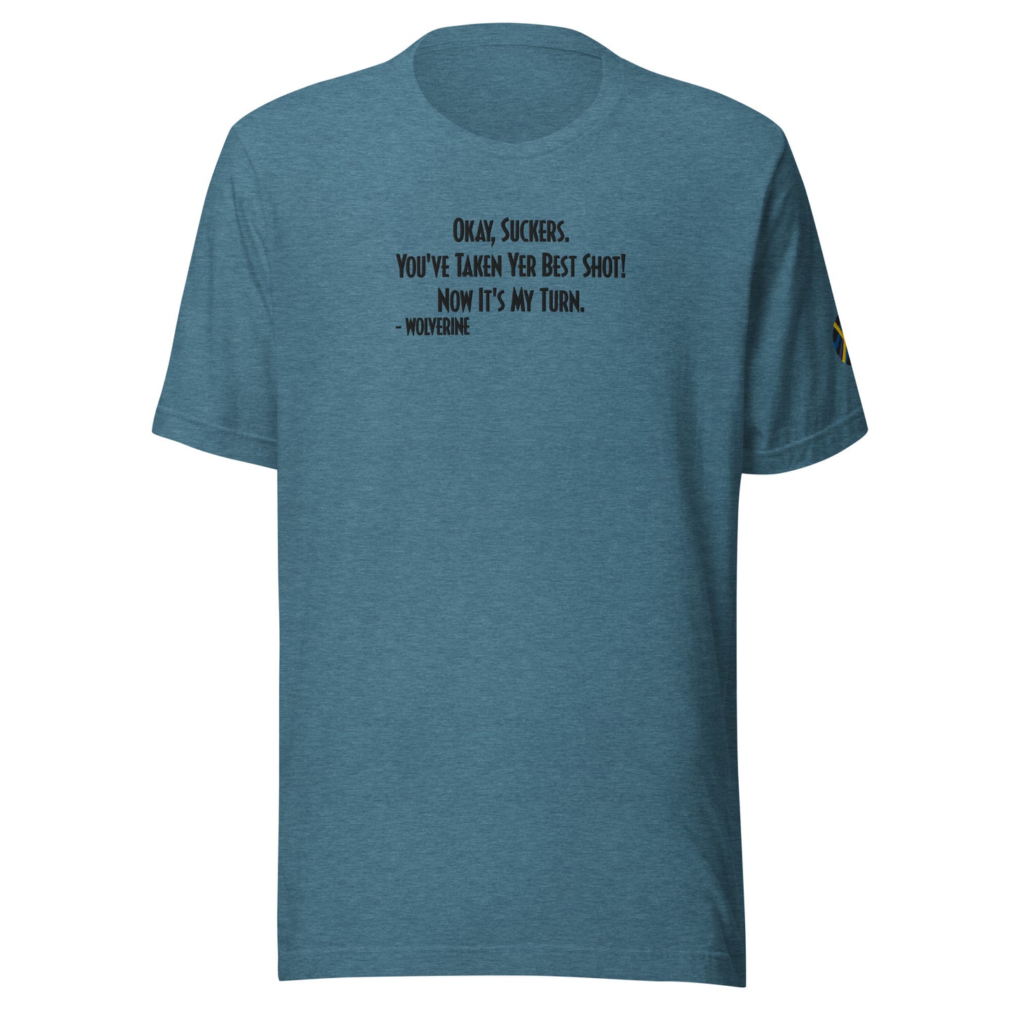 Wolverine Quote Embroidered Tee