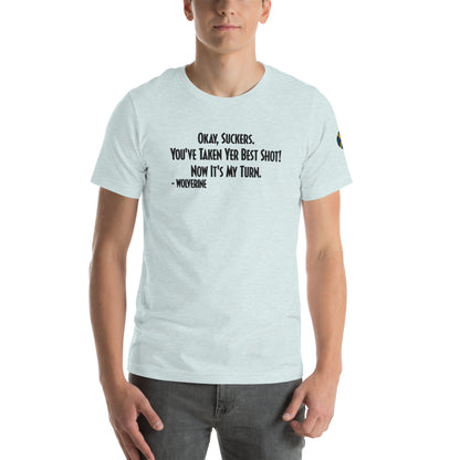 Wolverine Quote Embroidered Tee