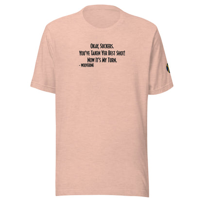 Wolverine Quote Embroidered Tee