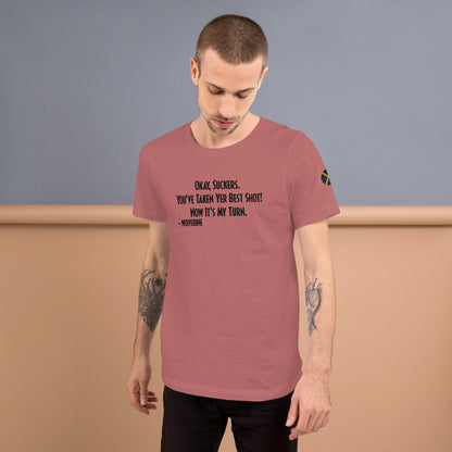 Wolverine Quote Embroidered Tee