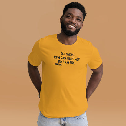 Wolverine Quote Embroidered Tee