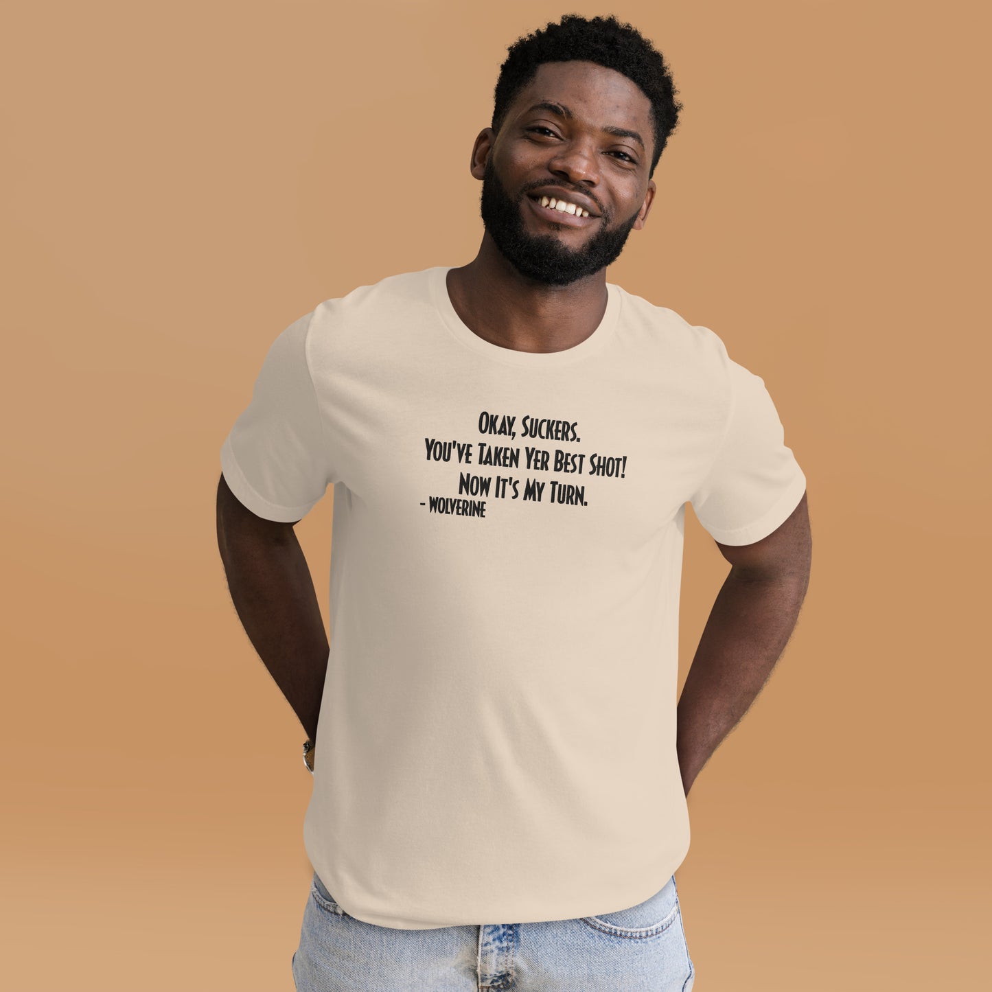 Wolverine Quote Embroidered Tee