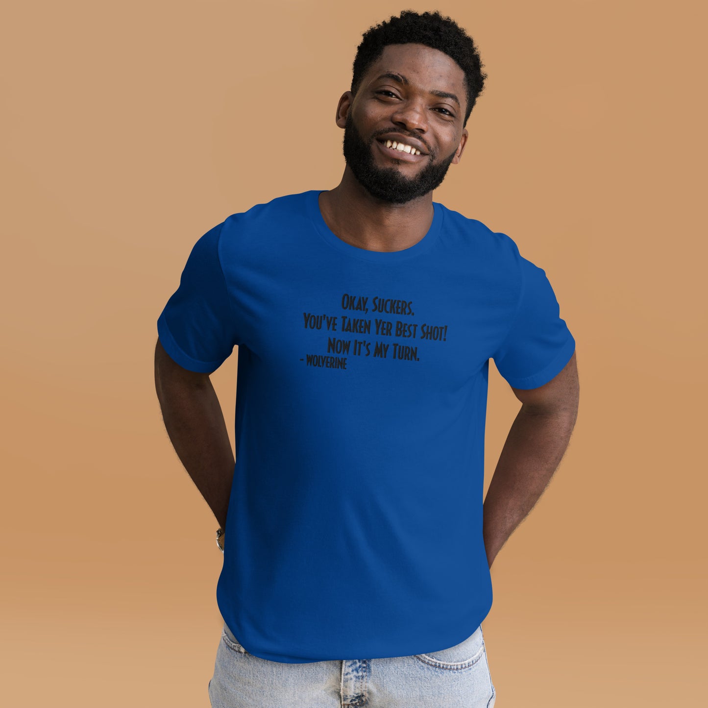 Wolverine Quote Embroidered Tee