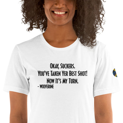 Wolverine Quote Embroidered Tee