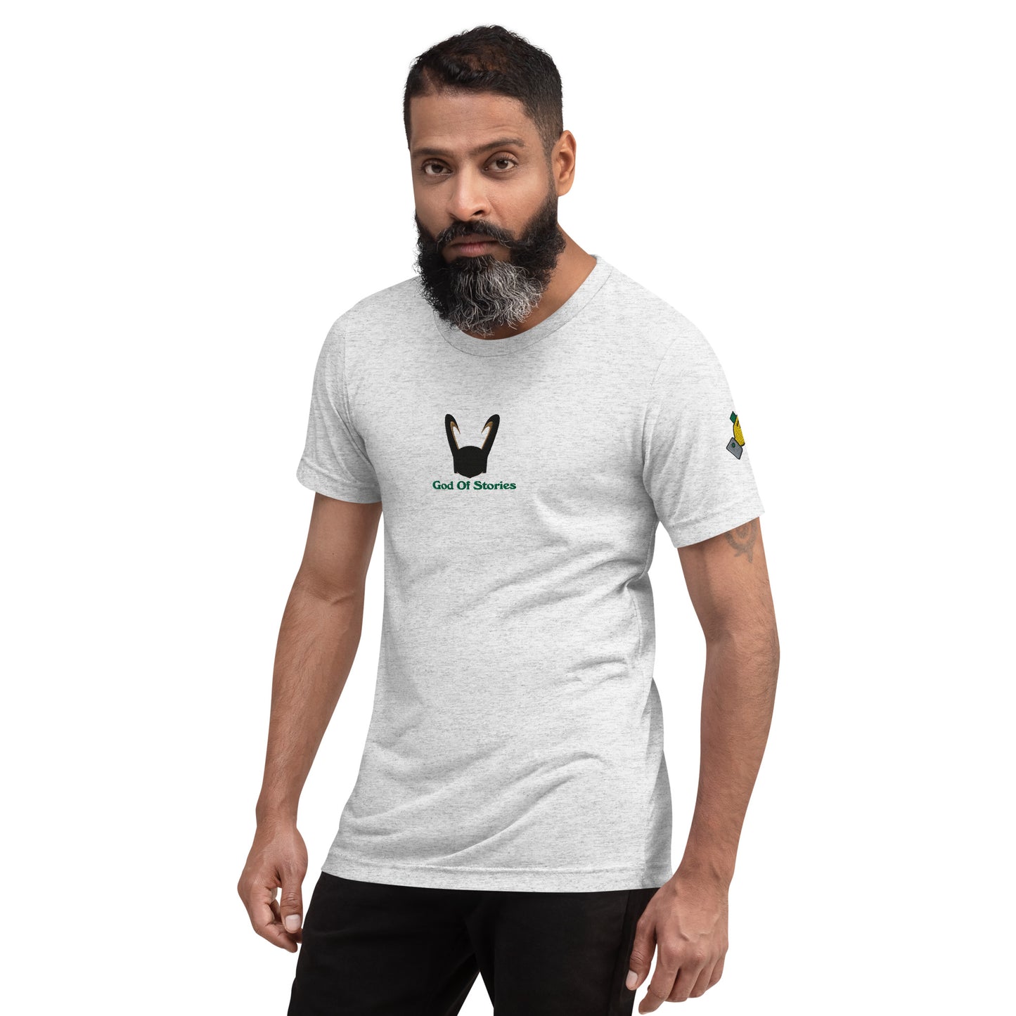 Loki God Of Stories Embroidered Tee