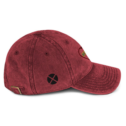 Mutant Kisses "X" Embroidered Cotton Twill Hat