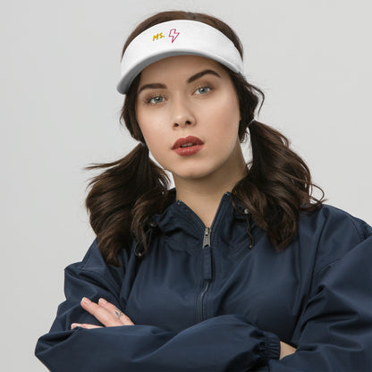 Ms. Kamala Khan Embroidered Visor