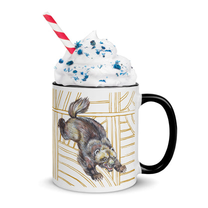 Wolverine Animal Best Bub Mug with Color Inside