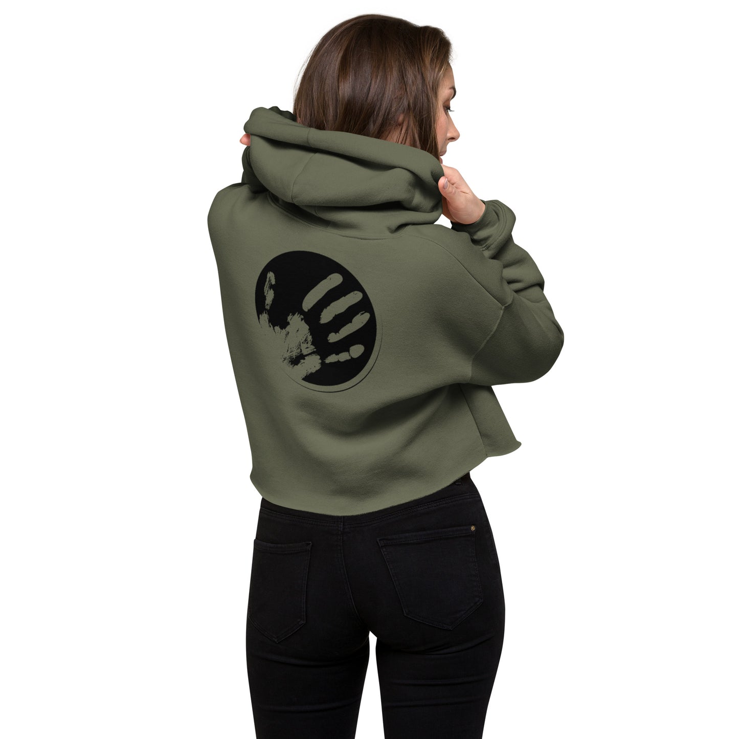 Echo Logo Women's Crop Hoodie