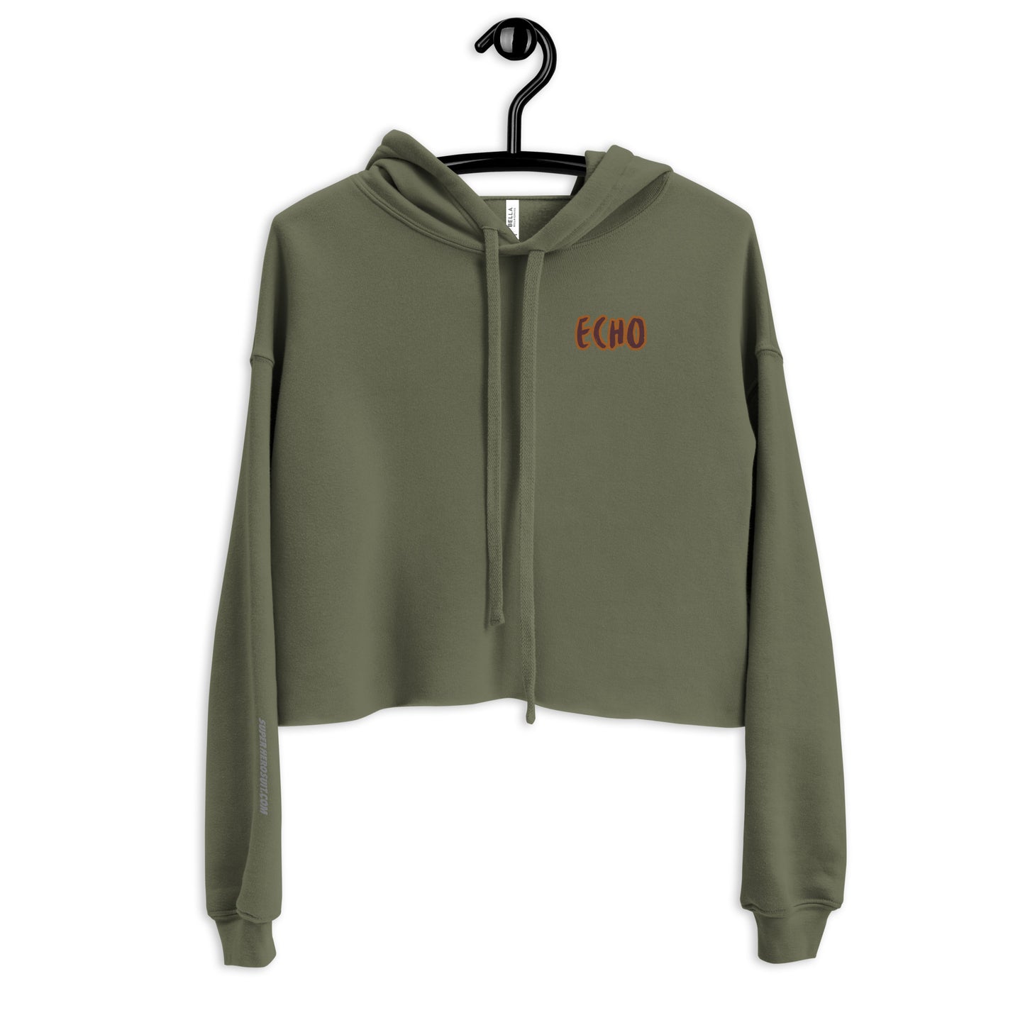 Echo Logo Women's Crop Hoodie