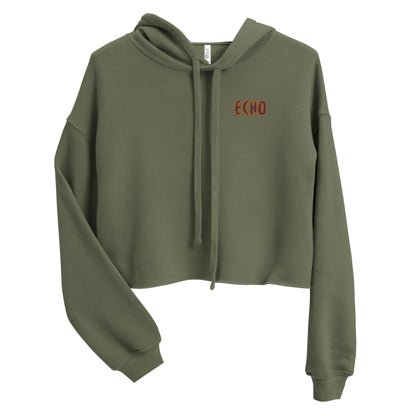 Echo Logo Women's Crop Hoodie