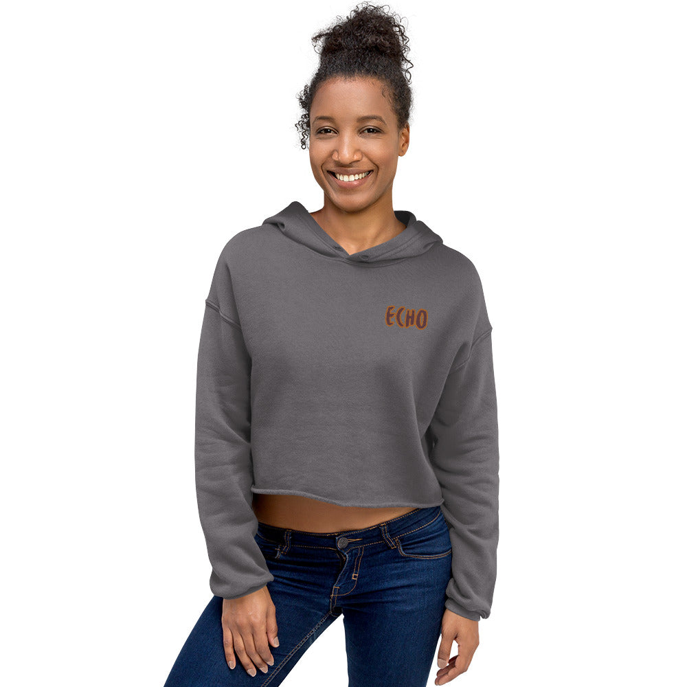 Echo Logo Women's Crop Hoodie